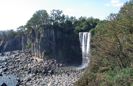 오피마트 핫플레이스 제주정방폭포